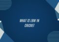 What Is Lbw In Cricket