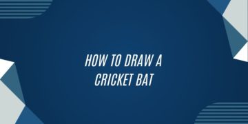 How To Draw A Cricket Bat