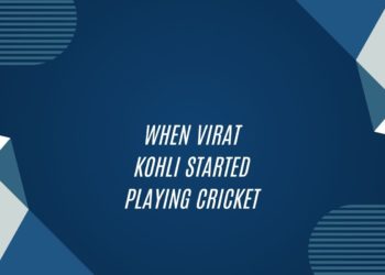 When Virat Kohli Started Playing Cricket