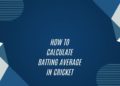 How To Calculate Batting Average In Cricket